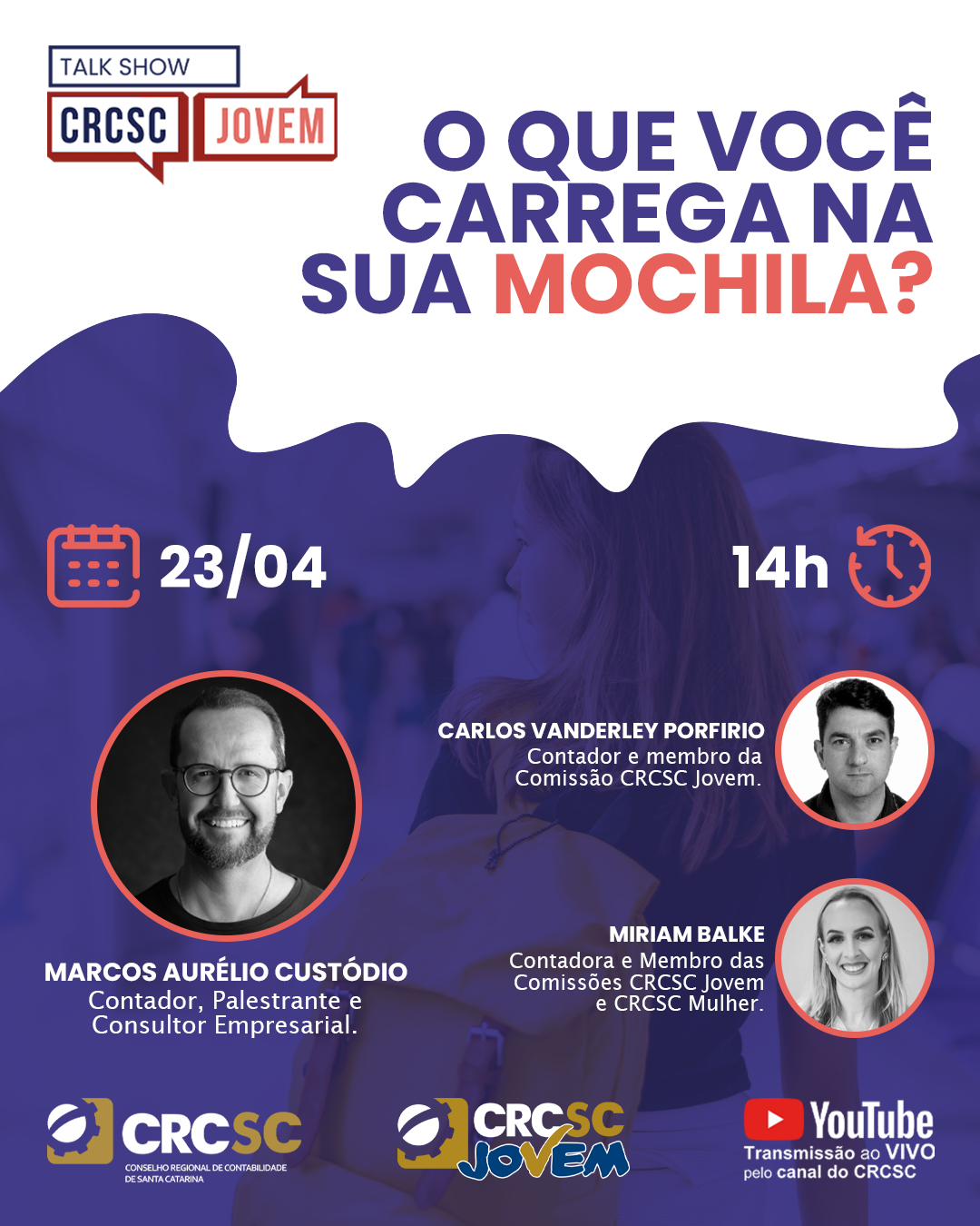 talk-show-crcsc-jovem-abordara-reflexoes-sobre-vida-e-carreira