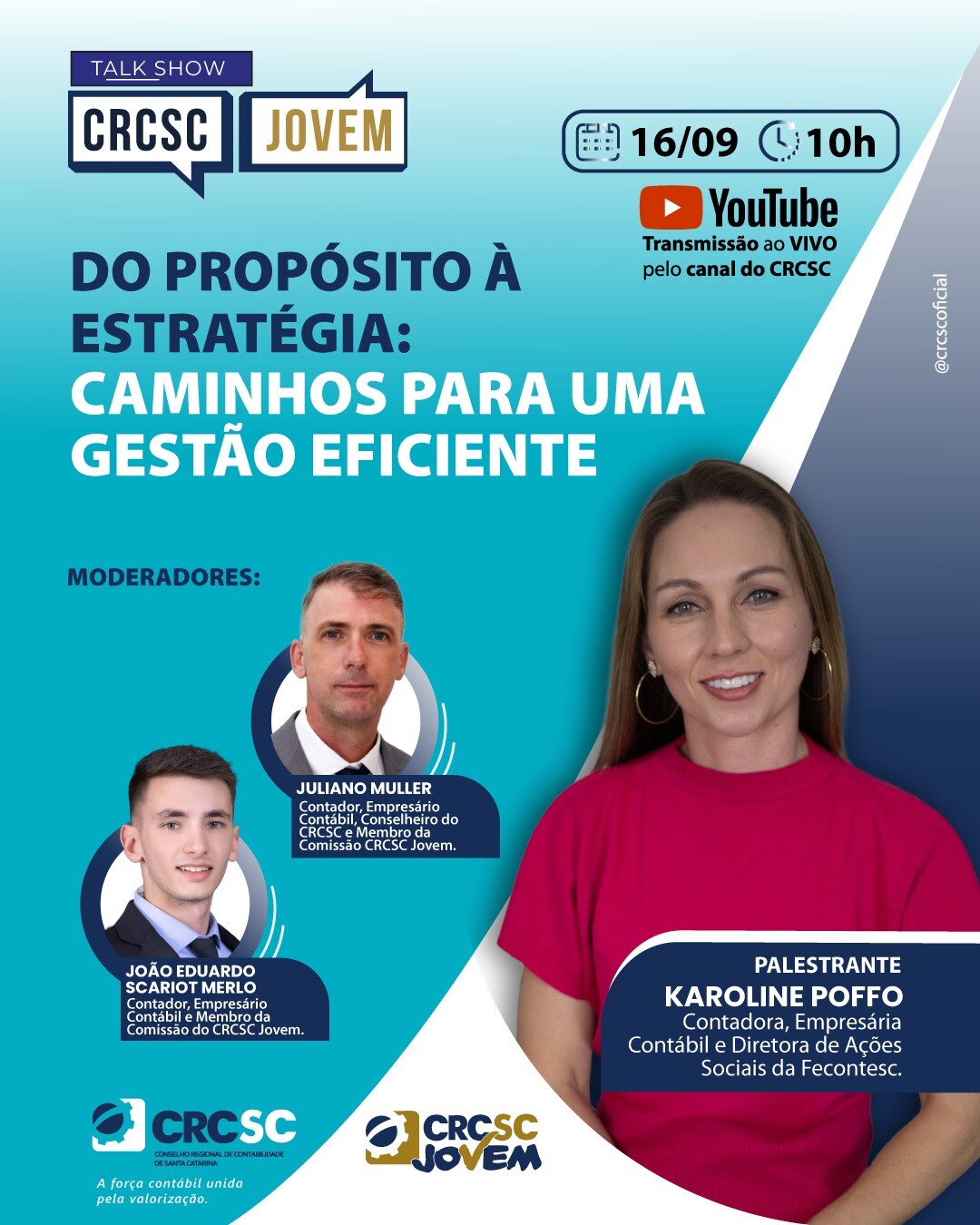 talk-show-crcsc-jovem-vai-discutir-caminhos-para-uma-gestao-eficiente