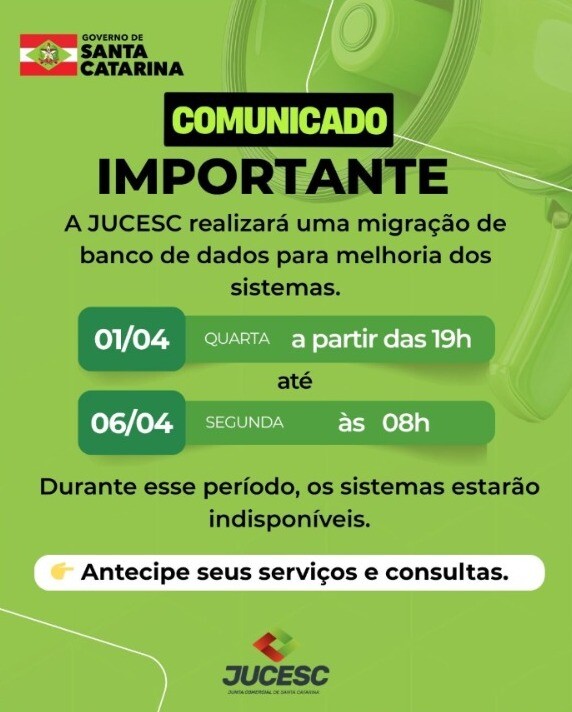 jucesc-tera-sistemas-indisponiveis-por-migracao-tecnologica-de-1-a-6-de-abril