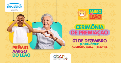 1º Prêmio Amigo do Leão: vencedores serão conhecidos no dia 01 de dezembro, em cerimônia de premiação na ALESC