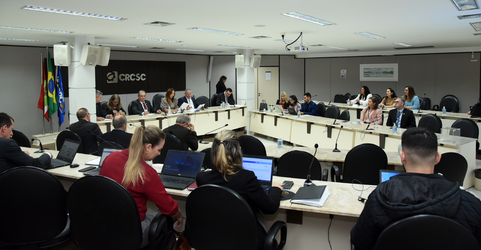 Reunião Plenária do CRCSC de setembro contou com apresentação das câmaras e posse de delegadas