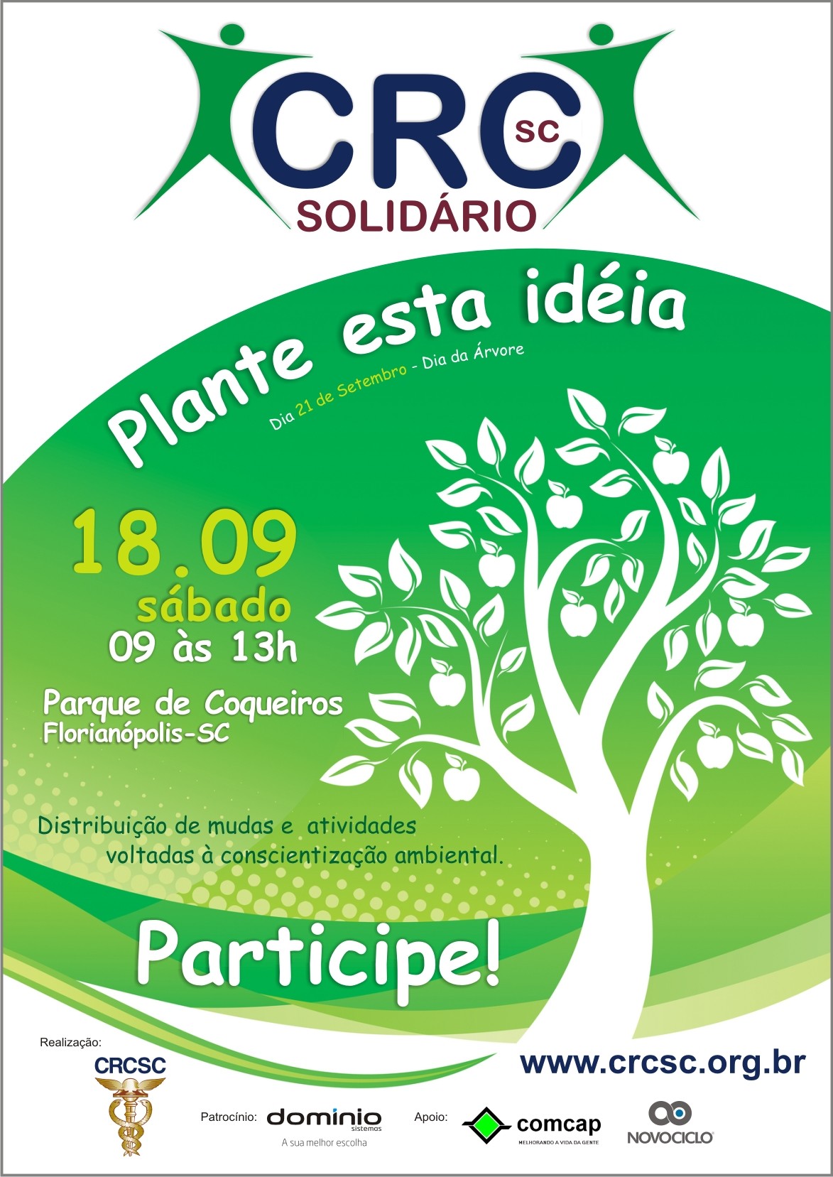 CRCSC Solidário: evento mostra importância da  preservação  do meio ambiente