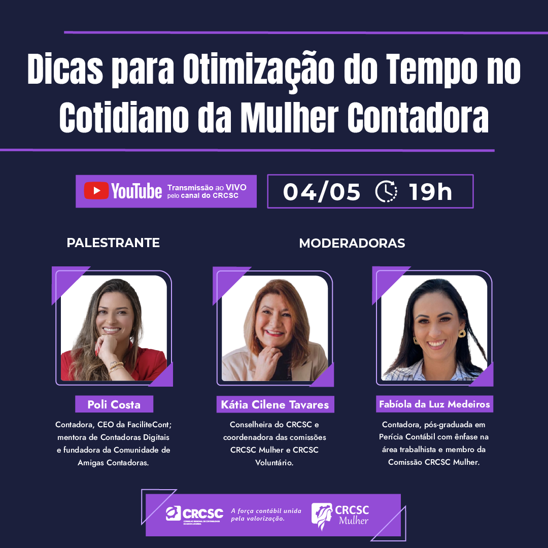 otimizacao-do-tempo-e-tema-de-palestra-gratuita-promovida-pelo-crcsc-mulher