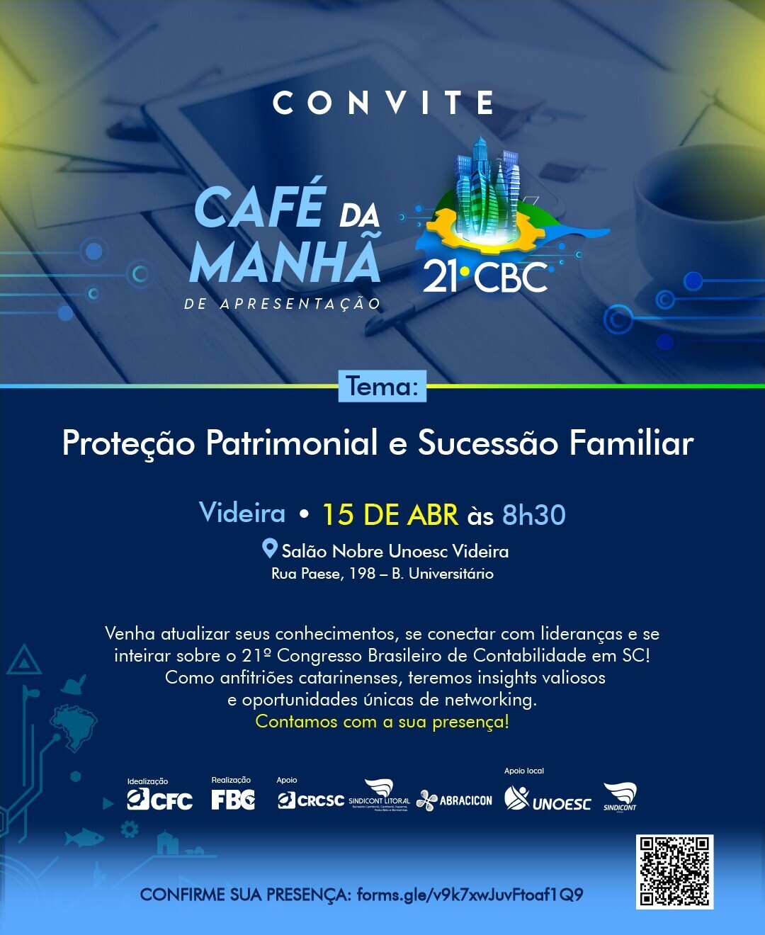 videira-recebe-crcsc-para-palestra-e-cafe-de-lancamento-do-21-cbc