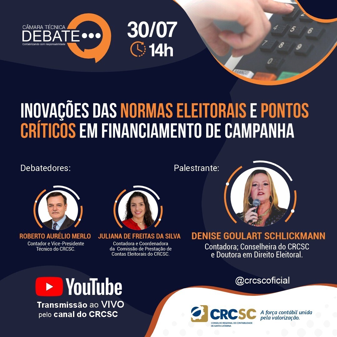 inovacoes-das-normas-eleitorais-e-pontos-criticos-em-financiamento-de-campanha-sera-tema-de-camara-tecnica-do-crcsc